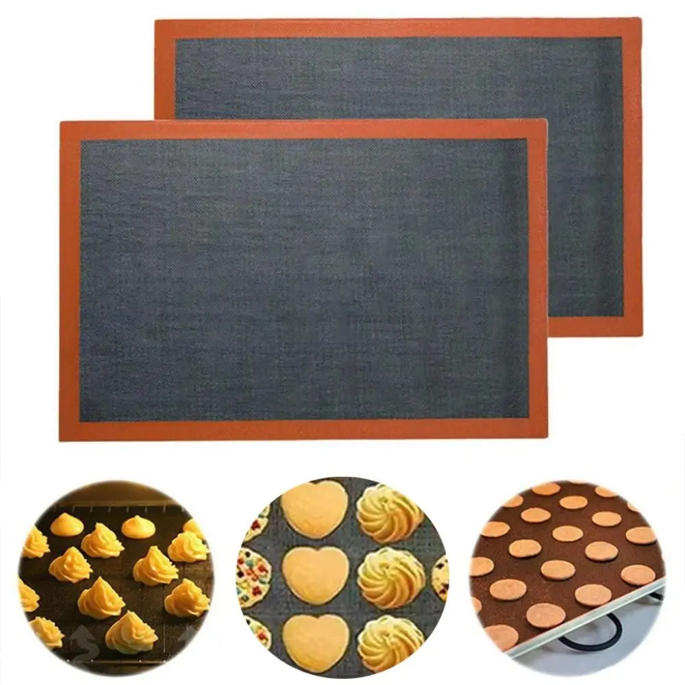 

1/2Pcs Reusable Perforated Silicone Baking Mat Heat-resistant Multi-functional Non-Stick Oven Sheet High Temperature Resistant