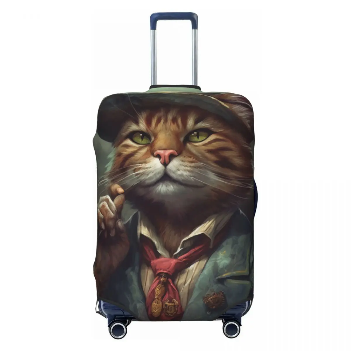 Cat Suitcase Cover Flight Gangster-style Godfather Fun Luggage Supplies Travel Protection