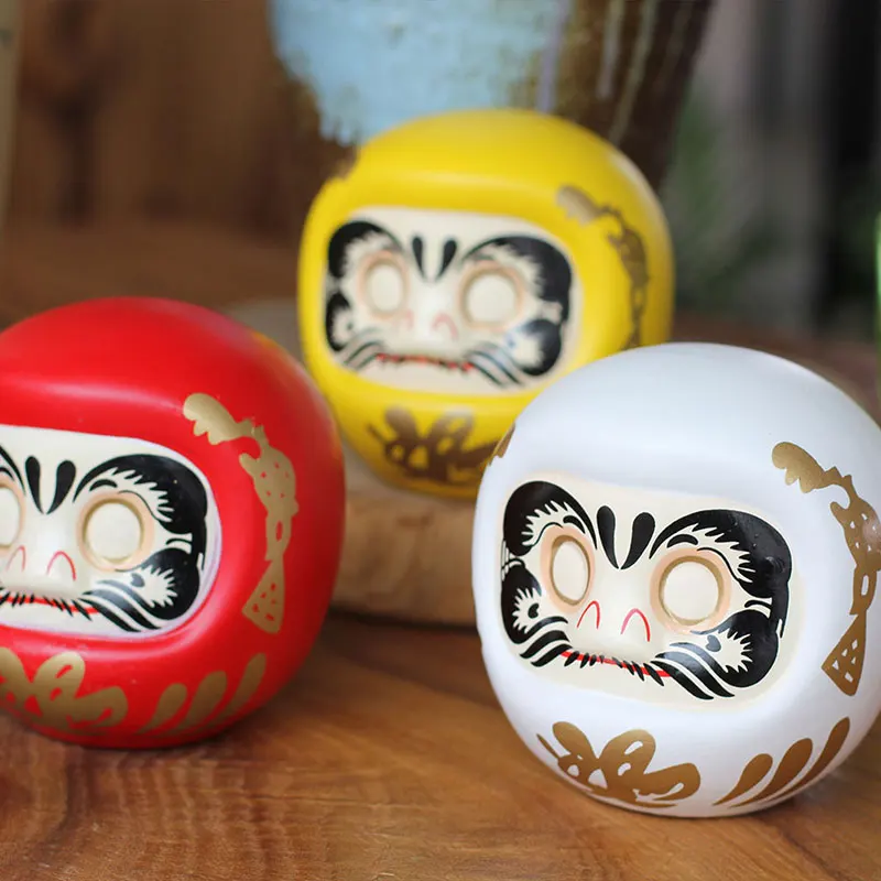 Cute Japanese Mini Daruma Piggy Bank Doll Lucky Cat Fortune Ornament Home Office Feng Shui Decorations Unique Gifts