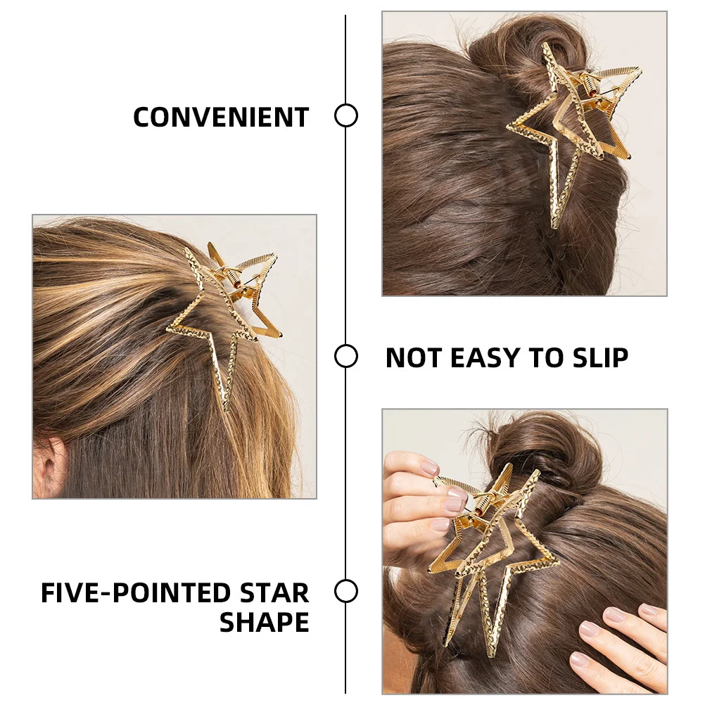 

4 pcs Claw Clips Metal Small Claw Clip Small Hair Jaw Clips For Women Decorative Hair Accessories Party Wedding Prom Use