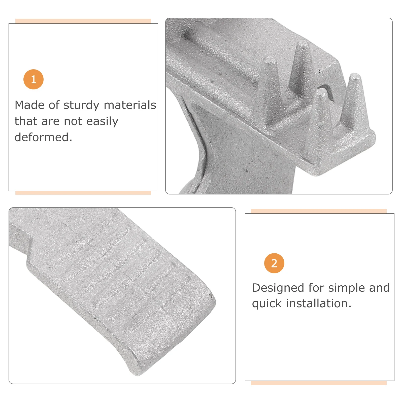 Pedale in alluminio per cambio pneumatici Supporto leggero e stabile Installazione semplice Strumenti di riparazione pneumatici compatibili