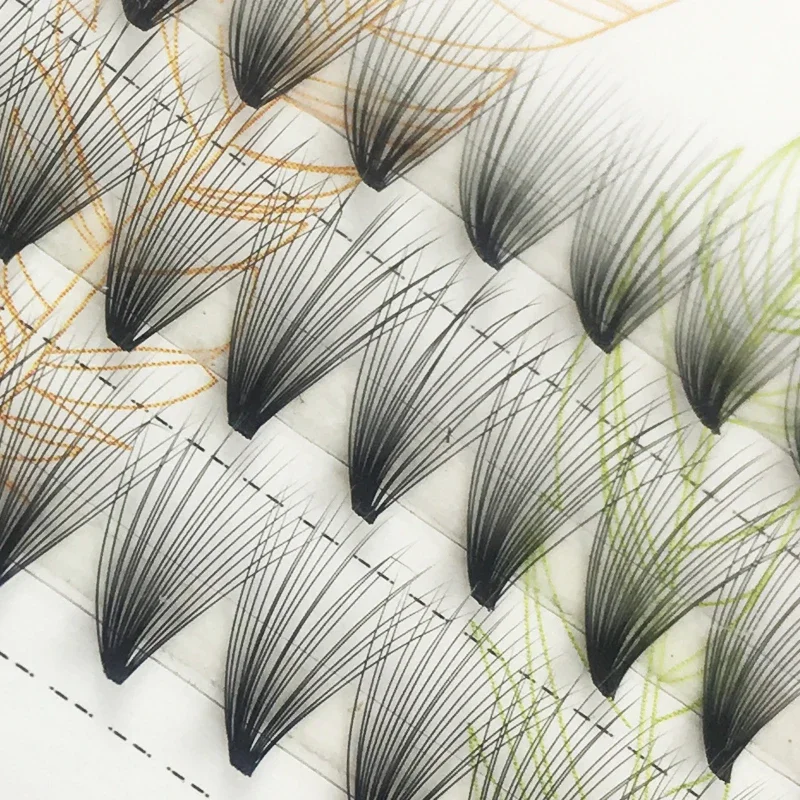 1 กล่อง 20D Natrual faux mink ผมผ้าไหมขนตา 0.07 ความหนาขนตา false mink eyelash extensions ขนตาปลอม