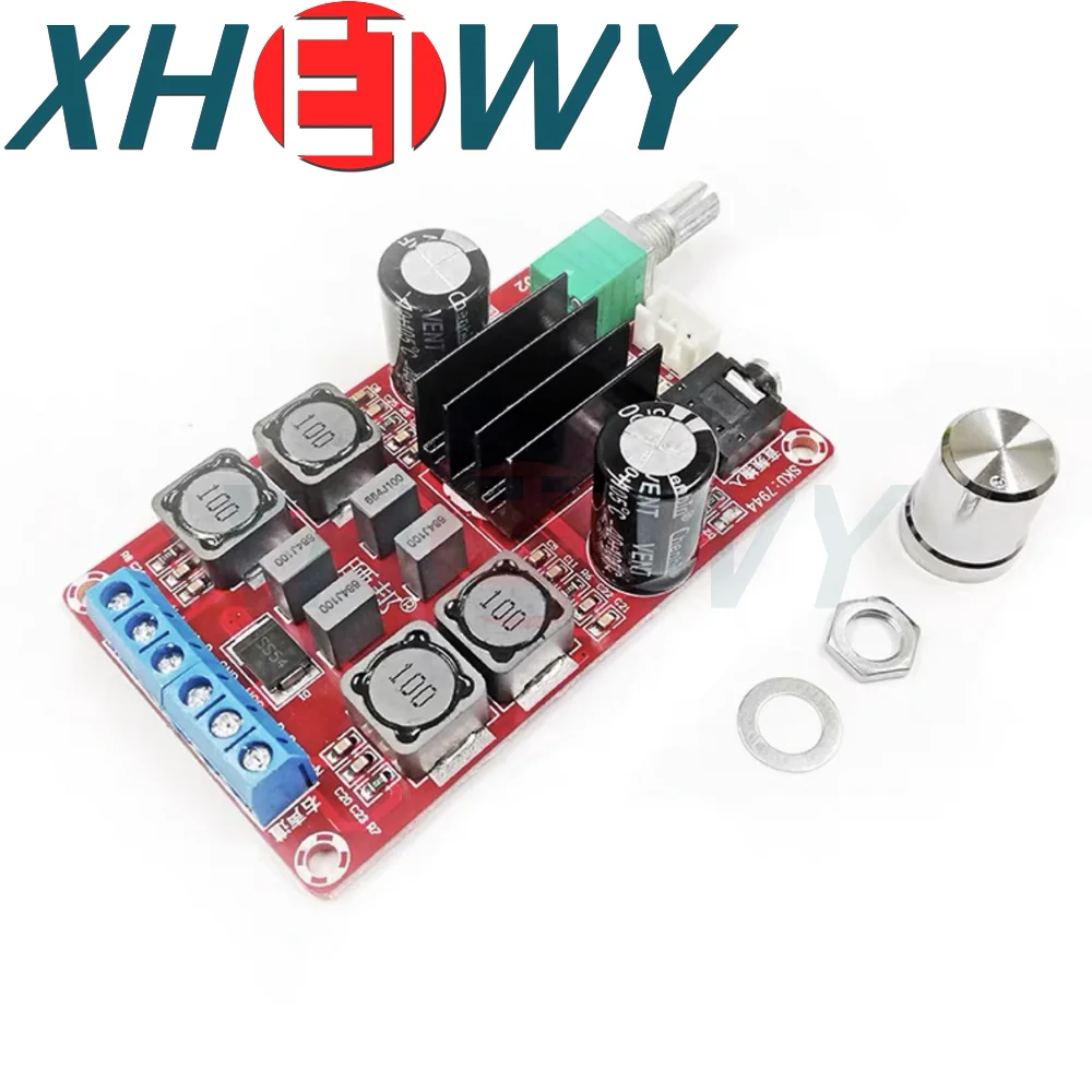 TPA3116D2 Dual Channel 2*50W Stereo Power Amplifier Board Adjustable Digital Amplifier Module XH-M189 DC 24V