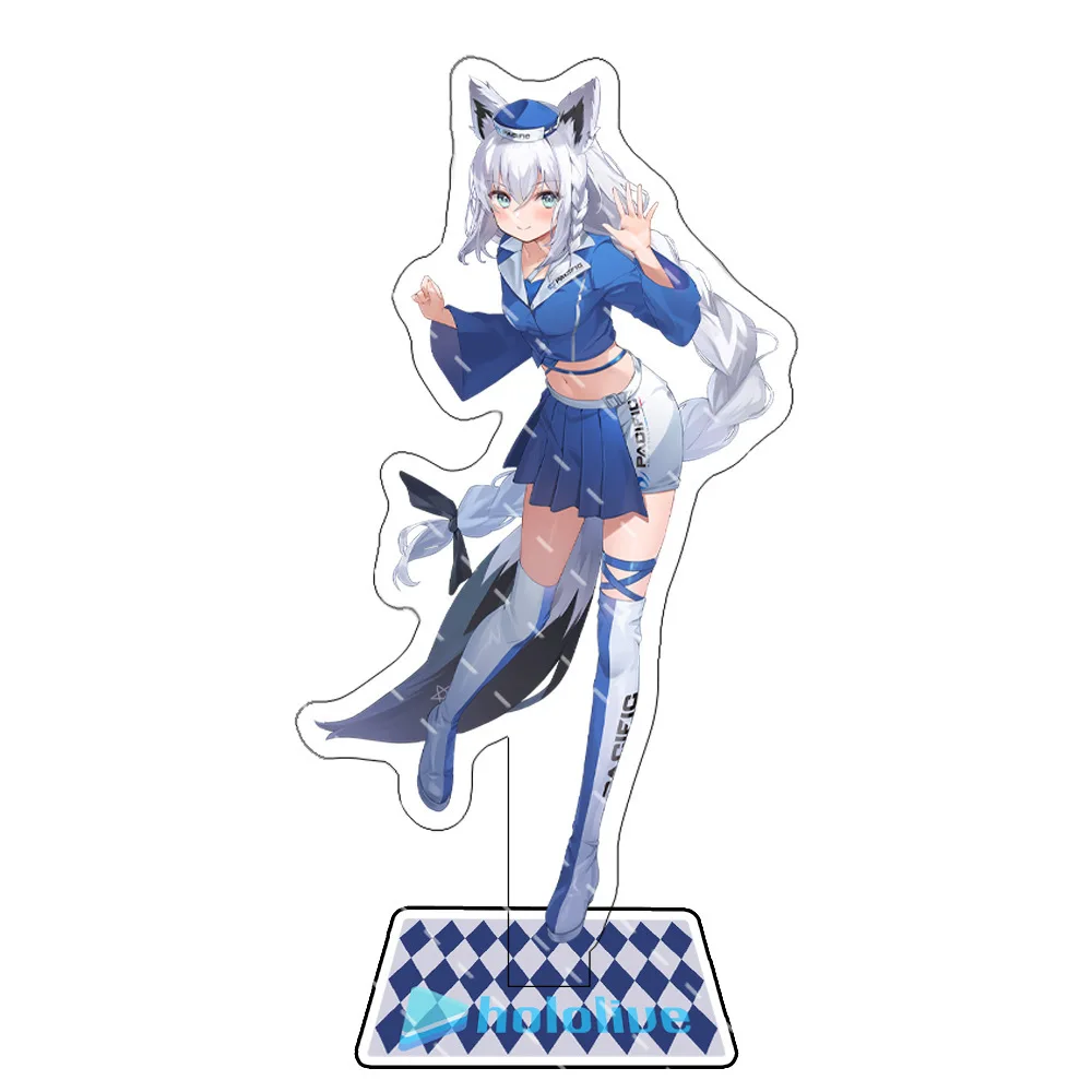 Animation HOLOLIVE anchorwoman acrylic insert card Lucia summer color festival figure table 15CM decoration