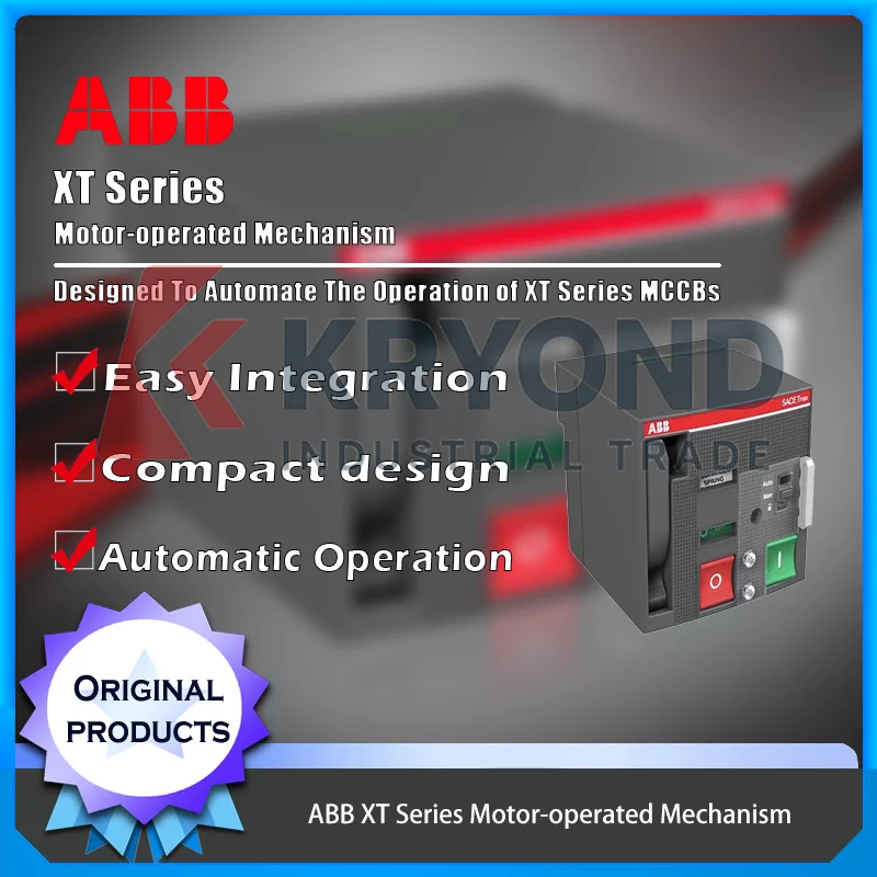 

ABB XT Series Electric Motorized Mechanism – Reliable Motorized Circuit Breaker Operator for Protection and Automation Systems