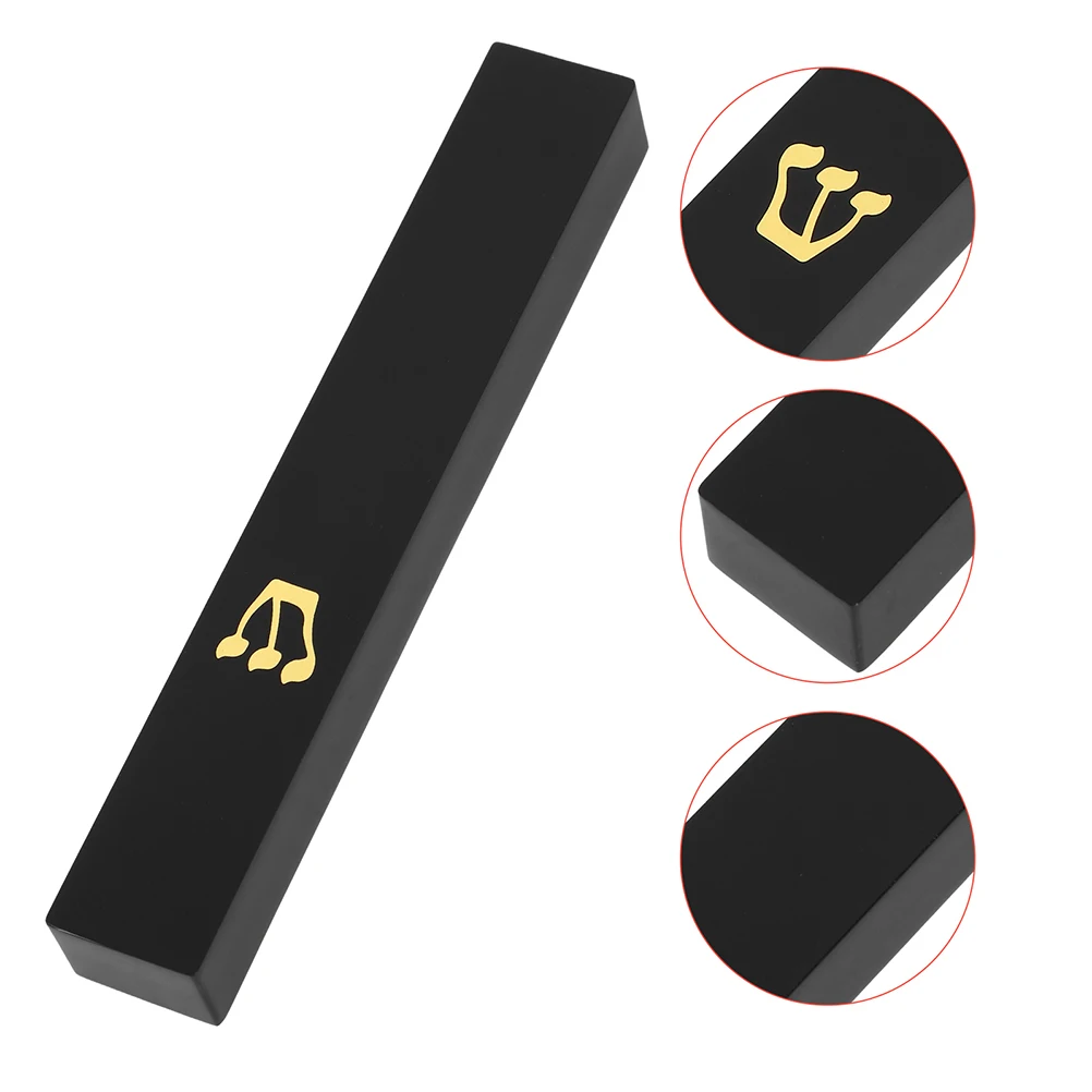 

2 pcs Resin Door Post Crafts Waterproof Home Decor Jewish Blessing Mezuzah Door Frame Accents Retro Scroll