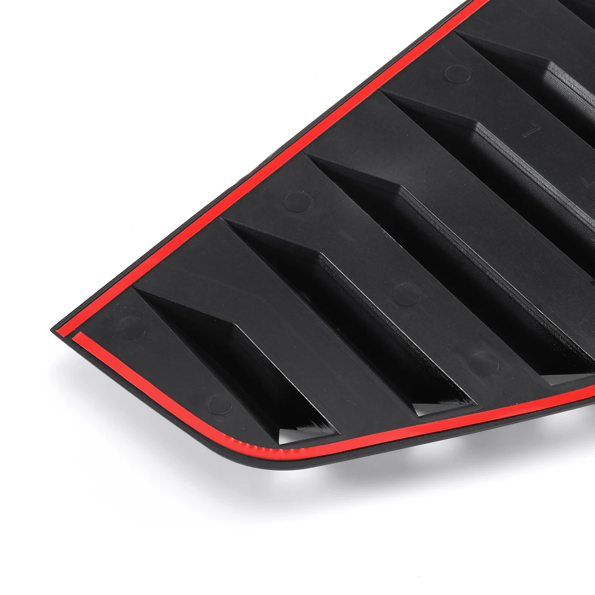 Car Rear Window Louvers Car Rear Window Blinds Side Louvers Vent For VW Golf 7 MK7 MK7.5 2014-2019 Also Fit For GTI GTD R