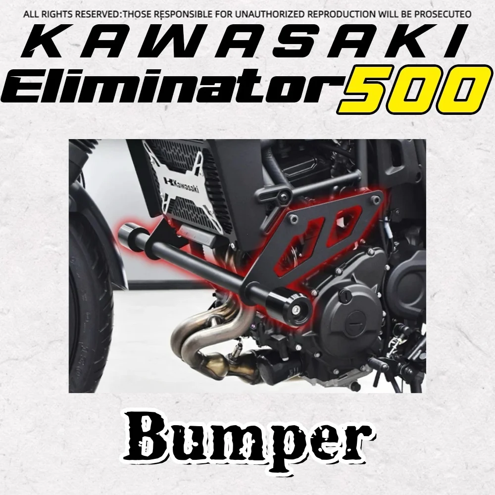 

For Kawasaki Eliminator500 bumper, one-line bumper, front anti-fall protection bar accessories