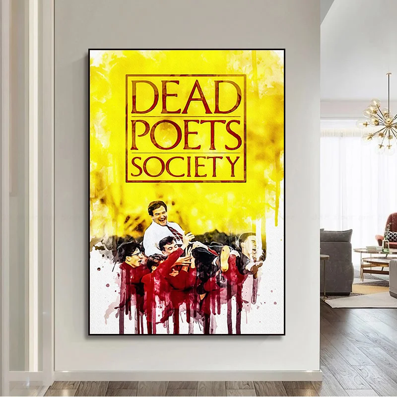 Movie Dead Poets Society Classic Movie Posters Fancy Wall Sticker For Living Room Bar Decoration Aesthetic Art Wall Painting