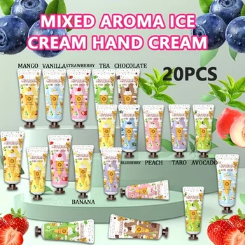 20 Pack Fruit Hand Cream, Dry and Cracked Hand Care Moisturizing and Nourishing the…
