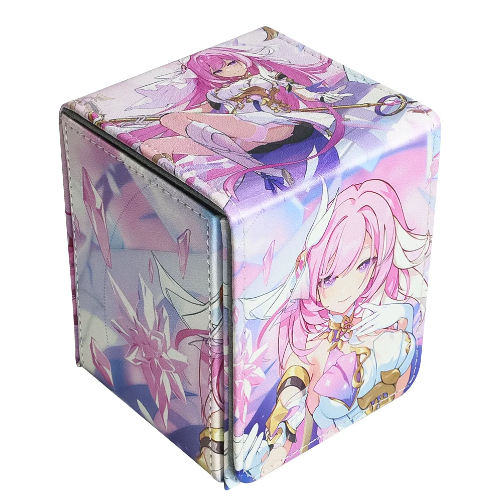 Anime Card Deck Box for MTG Card Deck Box Storage Holds 100+ Cards  Leather Printing Magnetic Closure Card Storage for PTCG/TCG