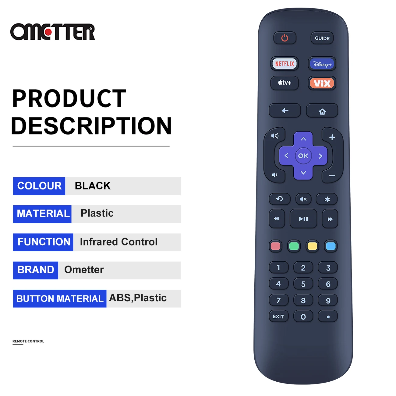 RC39J-T4 3226001411 3226001284 398GR10BEACN0009CR REMOTE CONTROL RC-NWIR 3226001148 for AOC TCL TV. RCA TV