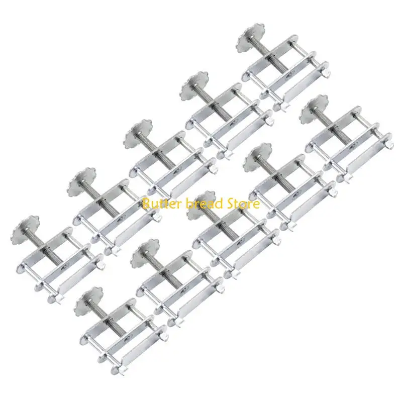 W89C 10Pcs Adjustable Screw Compressor Hose Clamp Control Clamp Set for Laboratory and Scientific Experiments