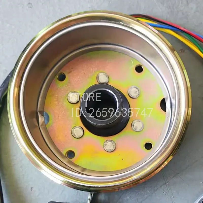 for GY6 125 150 Magnet Flywheel 8 Pole Coil 5 Wire Ignition Stator Assembly Replacement Parts