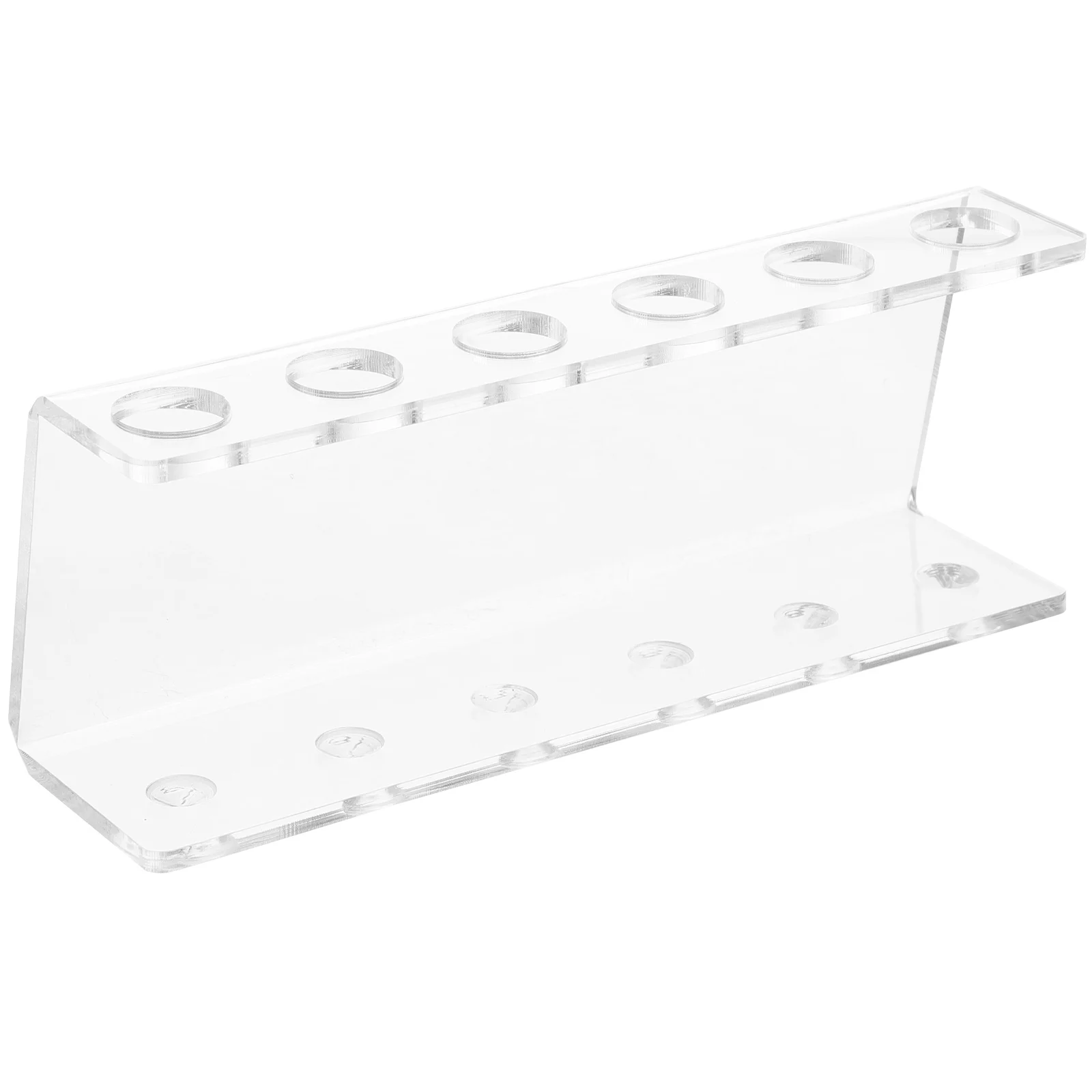 Acrylic Display Stand Shelf for Test Tubes Transparent Storage Rack Holder Porous Hydroponic Shelves