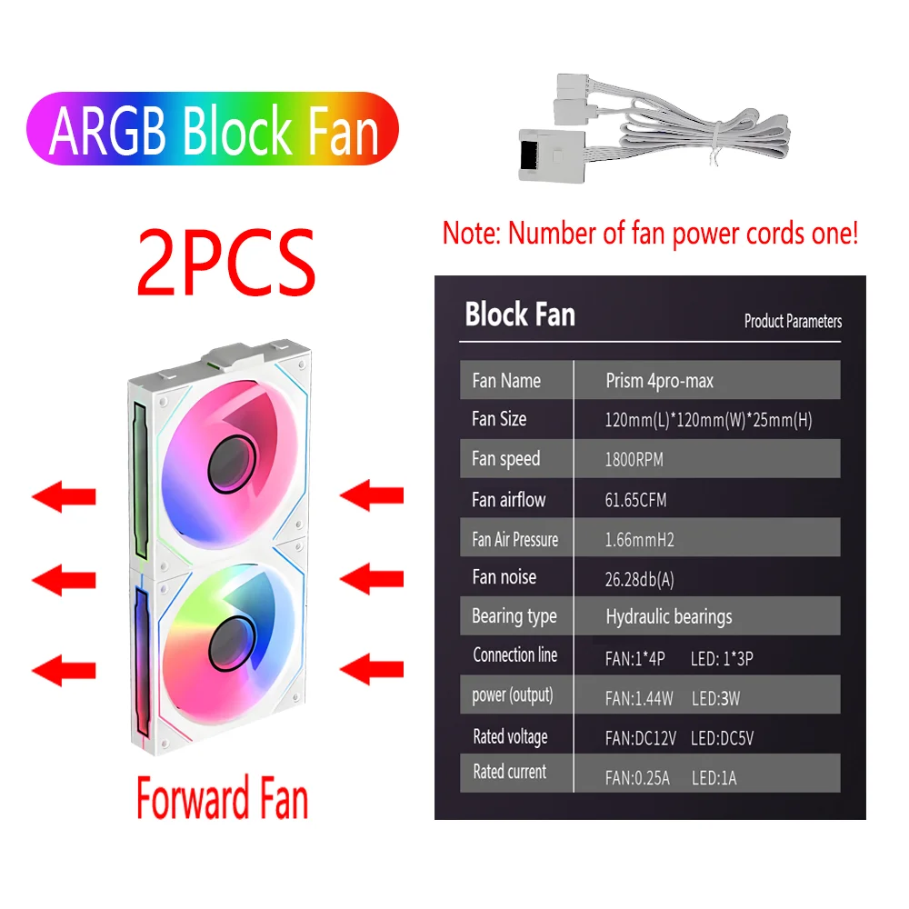 Variant: White Forward 2PCS