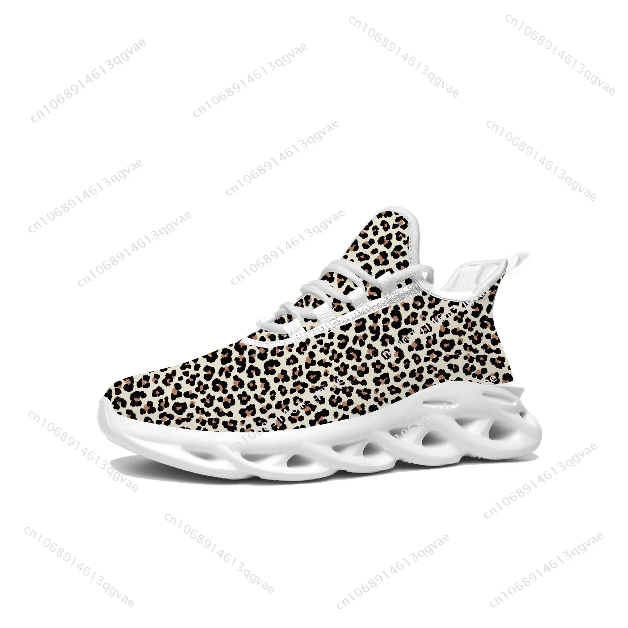 

Leopard Print Flats Sneakers Mens Womens Pop Trend Sports Running High Quality Sneaker Lace Up Mesh Footwear Tailor-made Shoe