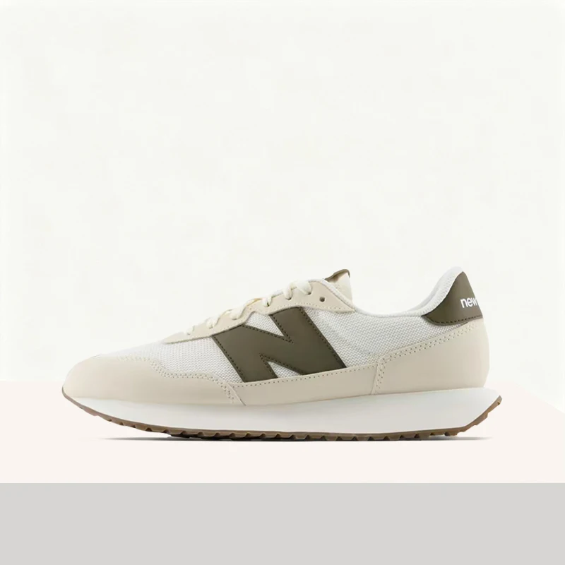 New Balance NB237 Unisex Off-White Low-Top Shoes – Non-Slip Fashionable Durable Sole & Comfortable Casual Fit MS237WM