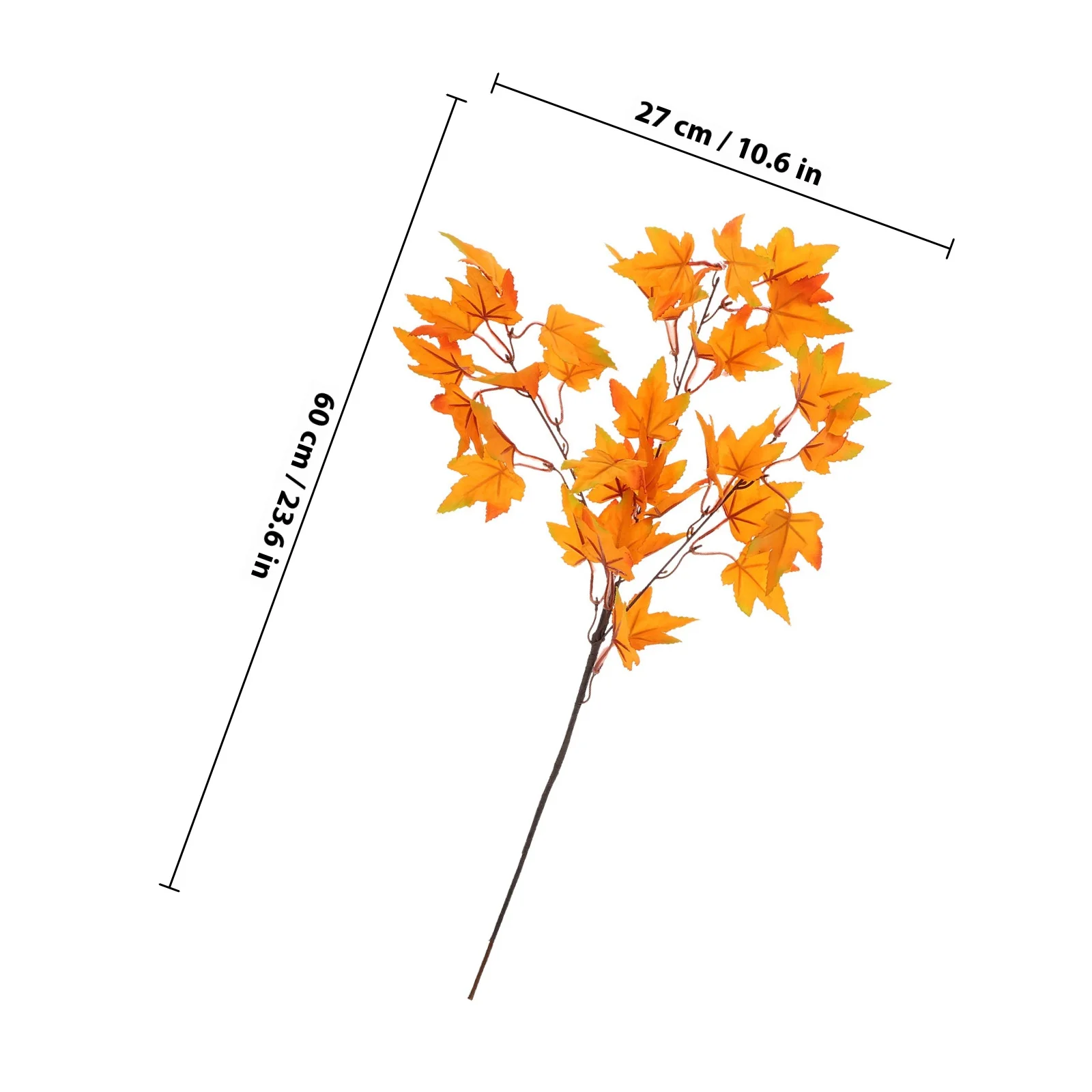 يختار أوراق القيقب الاصطناعية صنعة دقيقة نابضة بالحياة وحيوية ومناسبة لديكور المزهرية وديكور الخريف الصناعي