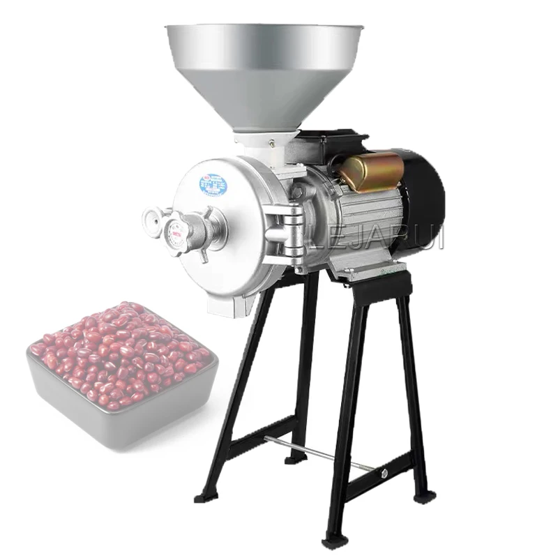 High Power Electric Feed Mill Wet And Dry Cereals Grinder Corn Grain Rice Coffee Wheat Flour Mill Grinding Machine