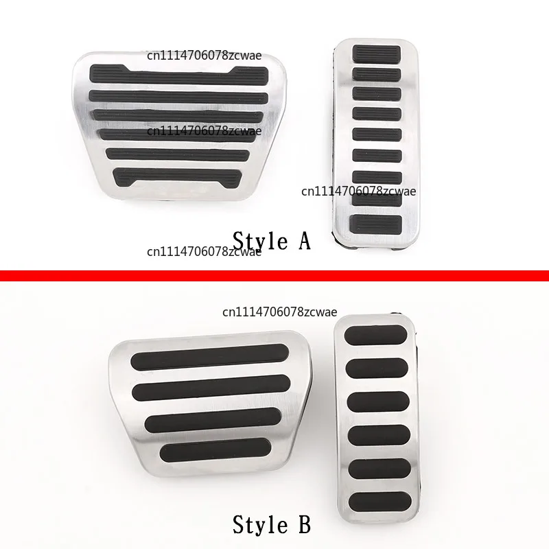 For Land Rover Defender 90 110 2020-2023 Stainless steel No Drill Anti-slip Fuel Brake Steel Pads Pedals Cover Car Accessories