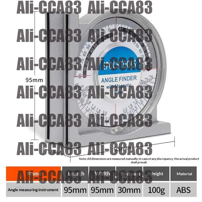 المغناطيسي زاوية مكتشف محدد أداة قياس المستوى الرقمي المنقلة الميل مستوى متر المزدوج مستوى فقاعة الظهر مقارنة تستر #6