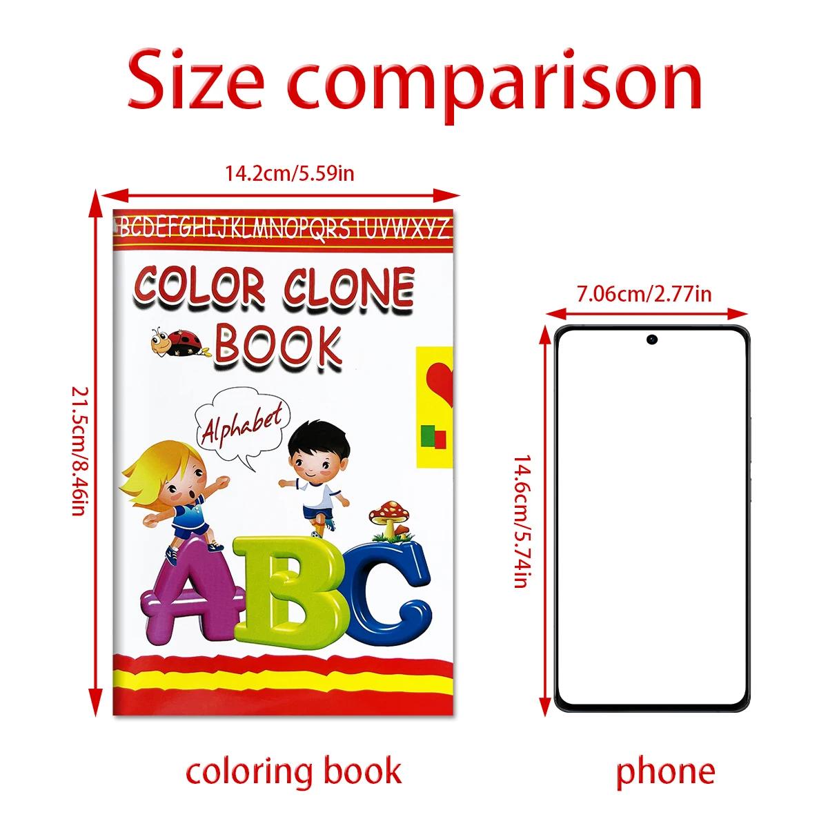 Children's Coloring Books,Educational Activity Books,Animal Patterns,ABC Letter Children's Early Eduaction Drawing Books