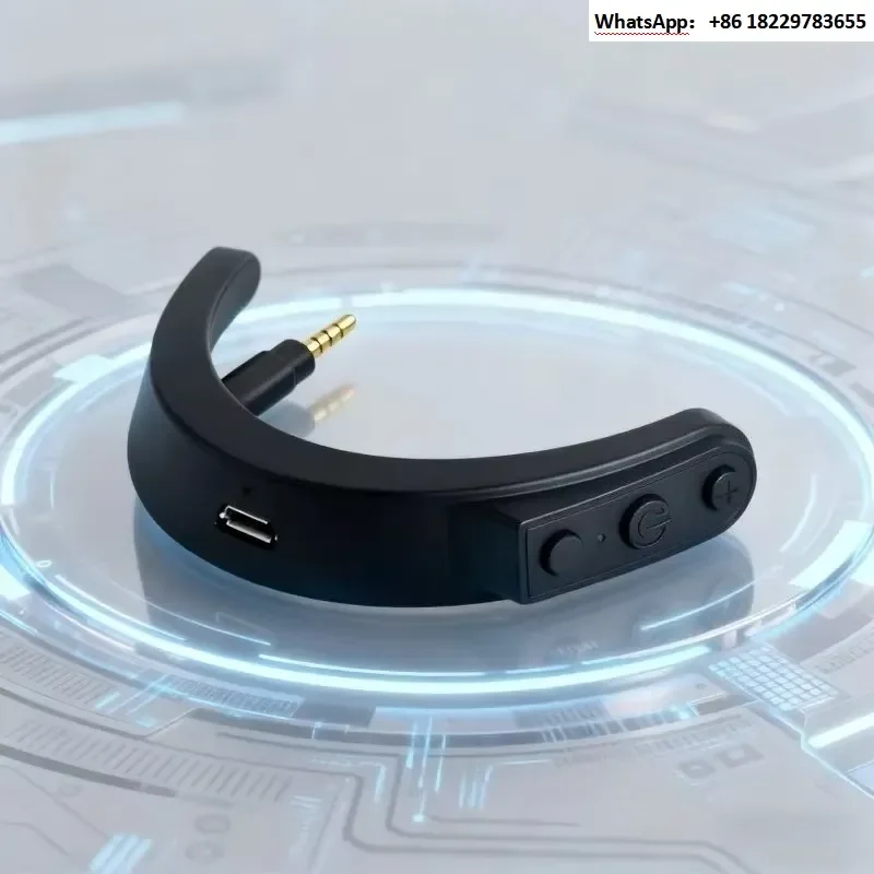 for QC25 Wired Headphones Wireless Bluetooth 5.0 Receiver Adapter AUX Audio Converter for Other Earbuds High Fidelity Sound