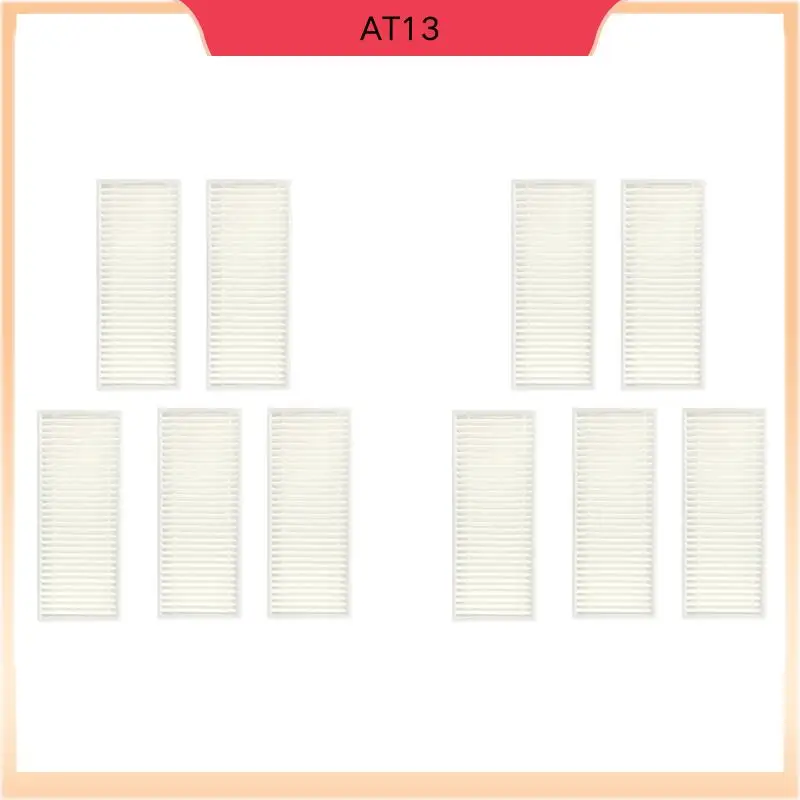 

AT13 10Pcs Robot Vacuum Cleaner HEPA Filter For Haier T550 T560 Series TAB-T560H TAB-T550WSC For Conga Serie 950
