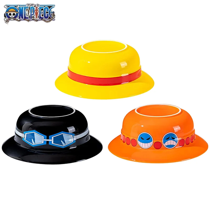 One Piece Monkey D. Luffy Ace Sabo Tony Tony Chopper Usopp Sanji Anime Figure Mug Water Cup Ceramic Tableware Children's Gifts