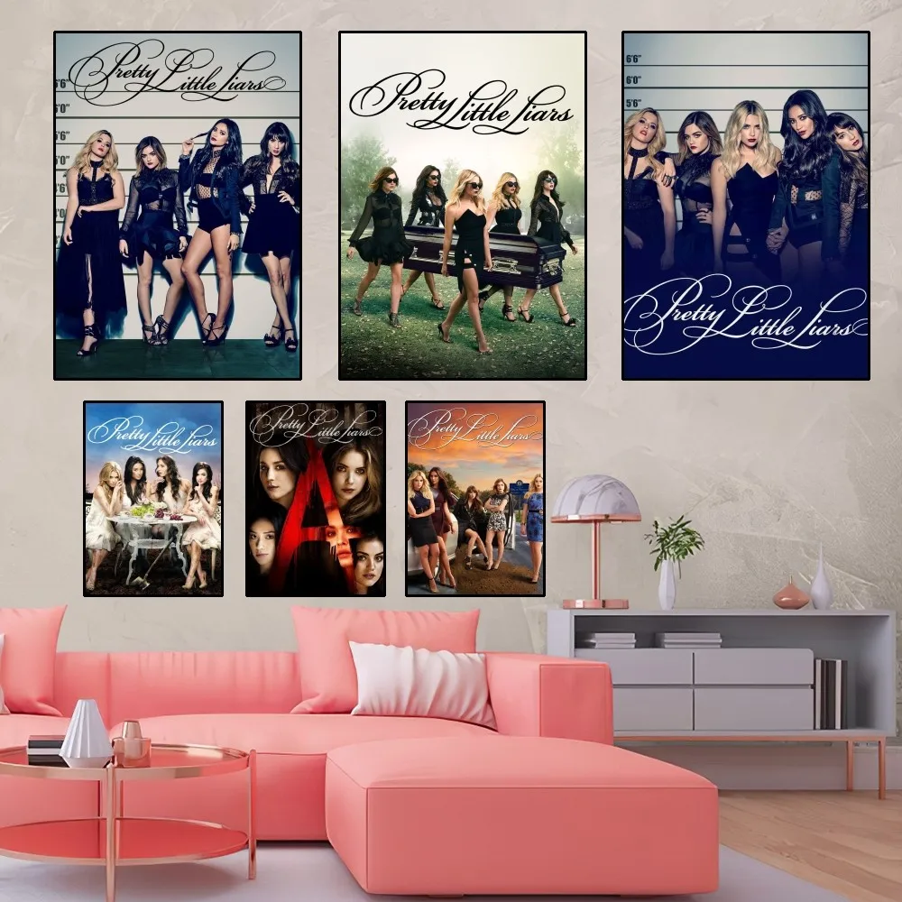 Pretty Little Liars Poster Home Room Decor soggiorno camera da letto estetica Art Wall Painting Stickers