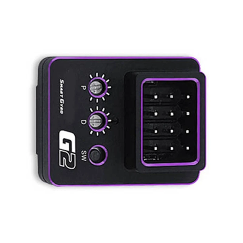 G2 Dual System Assisted Drift Car Gyroscope 8.4V High Voltage Suitable For 1/10 RC Remote Drift Car Aluminum Case D