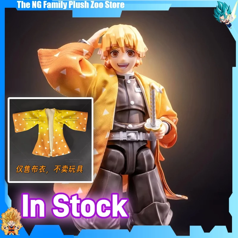 

In Stock 1/12 Demon Slayer Agatsuma Zenitsu Orange Mini Kimono Coat Accessory Shf Soldier Doll Toy Clothing Decor