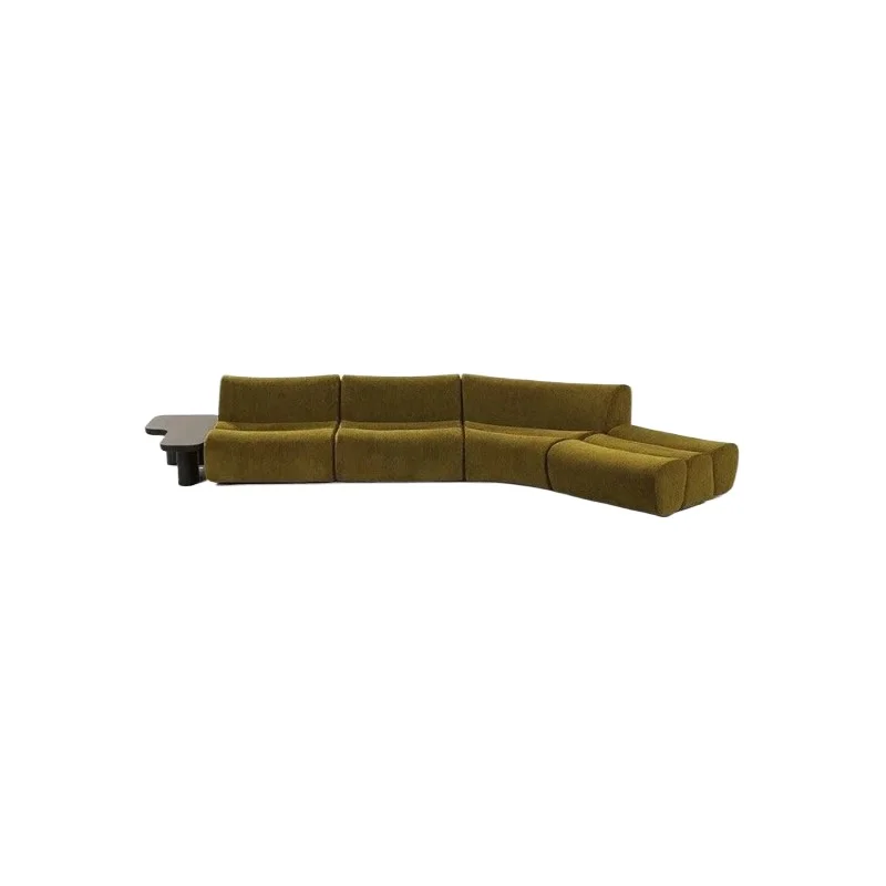 Fabric living room module combination design size apartment sofa
