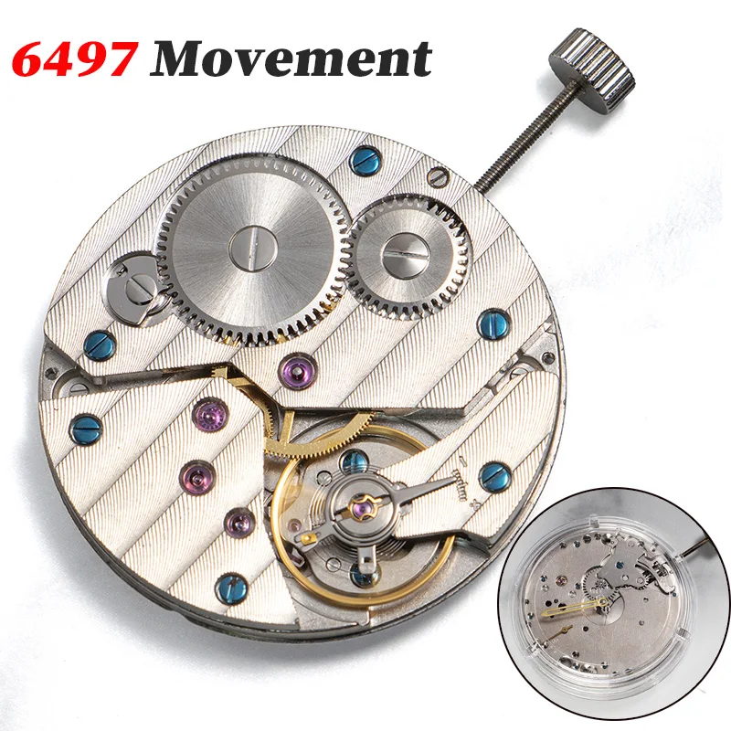 

Китайский механический механизм высокой точности, аналог ETA 6497/6498, с ручным заводом, для мужских наручных часов