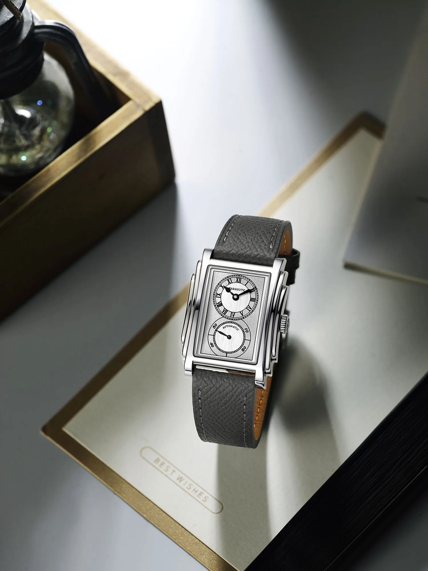 FARASUTE Luxe Volautomatische Mechanische Mannen Horloge Seagull Sport Saffier Rvs Arts Horloge reloj hombre ﻿ - afbeelding 2