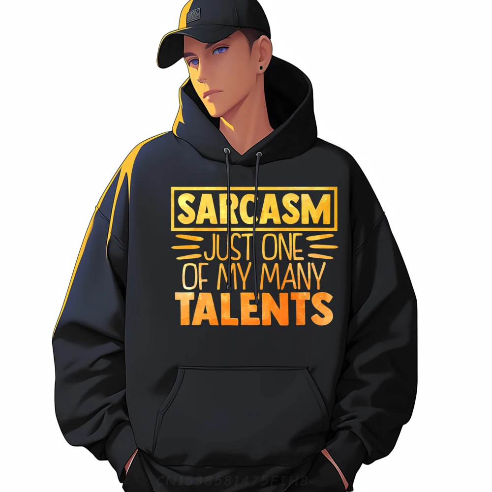 

Sarcasm Just One Of My Letter Sweatshirt Long Sleeve Gift Idea New Year Day Crew Neck Hoodies Casual Hoodies Funny