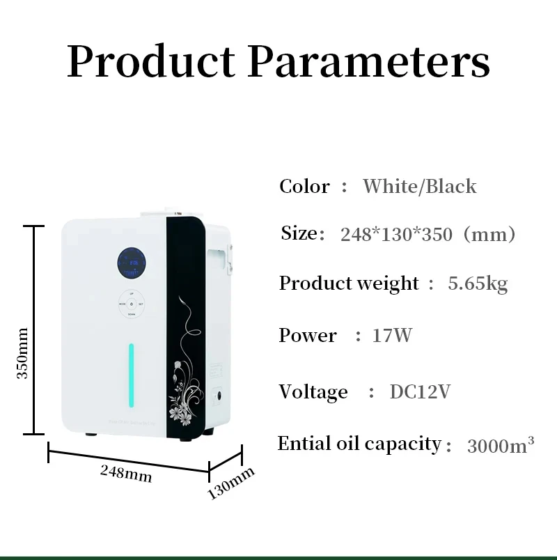 NAMSTE-difusor de aceites esenciales para el hogar, máquina de aromaterapia con cobertura de 2000-3000m, WiFi, HVAC, Comercial