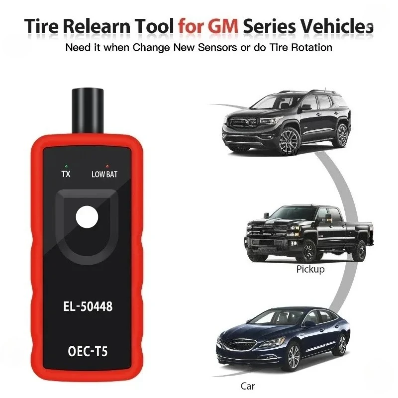 OEC-T5 OBD2 EL50448 Activation Tool Car TPMS Tire Pressure Reset for Buick Tire Pressure Monitor System Monitor Reset Tool - view 4