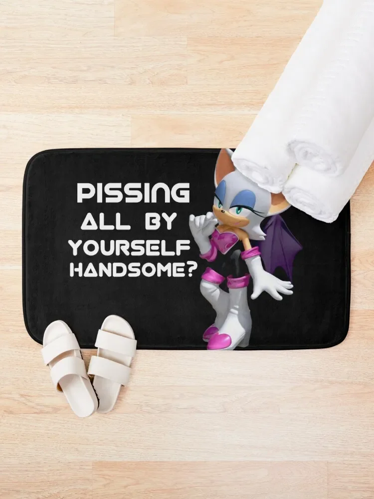 Copy of Pissing All By Yourself Handsome Sweatshirt? Bath Mat Floors For Bathroom Bathroom Items Mat