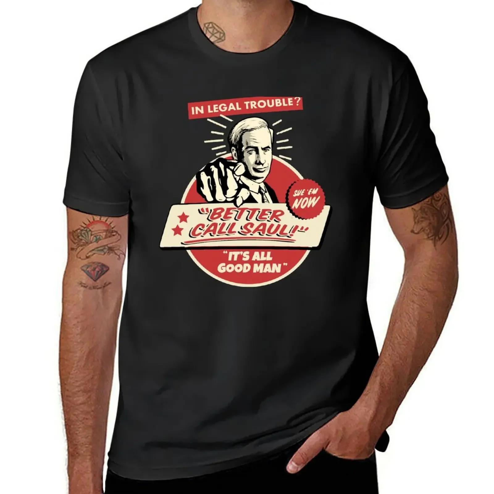 

better call saul - It's all good man T-Shirt sports fans hippie clothes t shirts for men