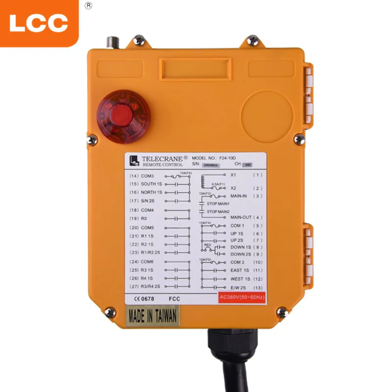 F24-10D 10 Buttons Double Speed Wireless Remote Control