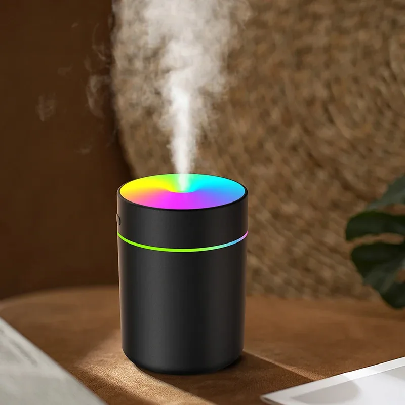 Latest Personal Space Color Cup Portable Mini Low Noise Cold Mist Bedroom Air Humidifier