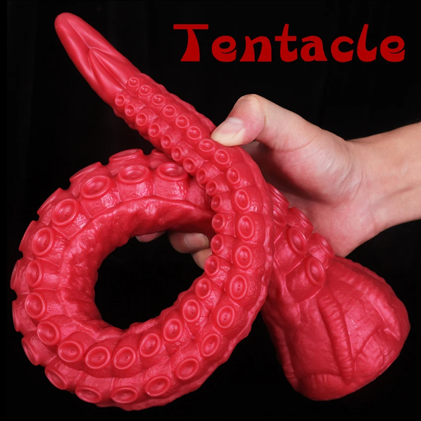 Brinquedos Sexuais Long Butt Plug para Mulheres e Homens, Ânus, Vagina, Dilatador, Polvo, Tentáculo, Dildo Animal, Massagem de Próstata, Produtos Sexuais para Adultos