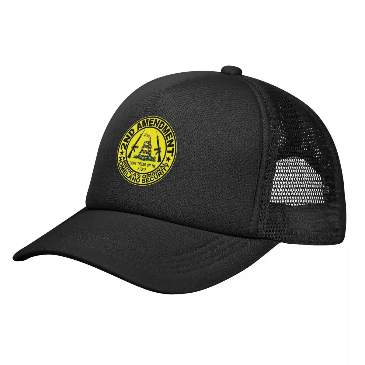 2nd Amendment Don't Tread On Me Gun Cap Vintage Military Firearm Hats Trucker Hat Golf Hats Snapback Mesh Baseball Caps Summer