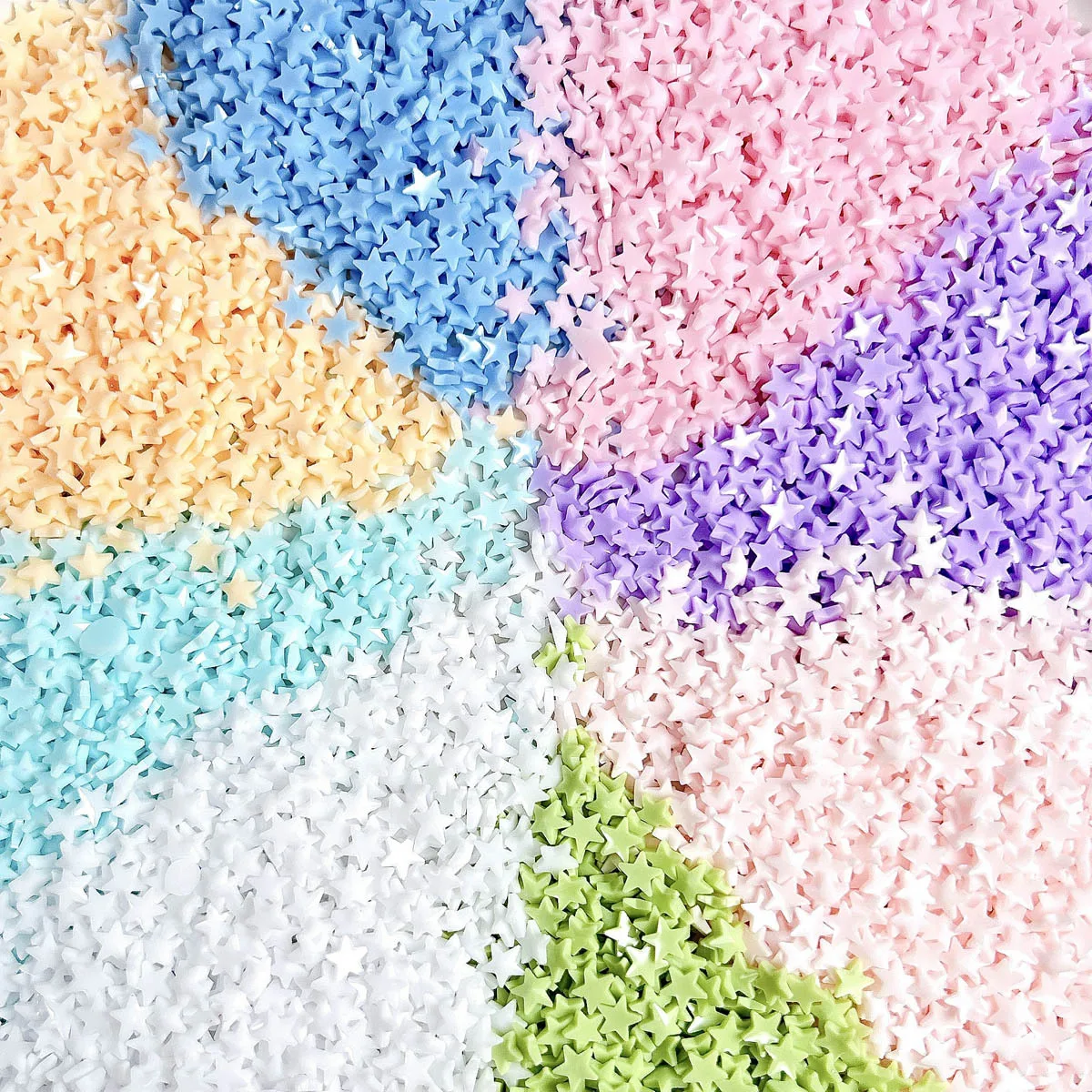 ソリッドカラーミニ五芒星ネイル Aart アクセサリーかわいいリトルスターハートネイルチャーム DIY 売春樹脂爪の装飾