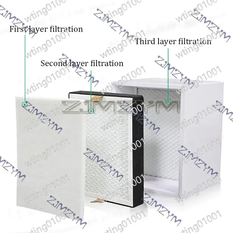 120W Smoke Absorber Purifier for Laser Marking Engraving Welding Machine Metal Fume Extractor