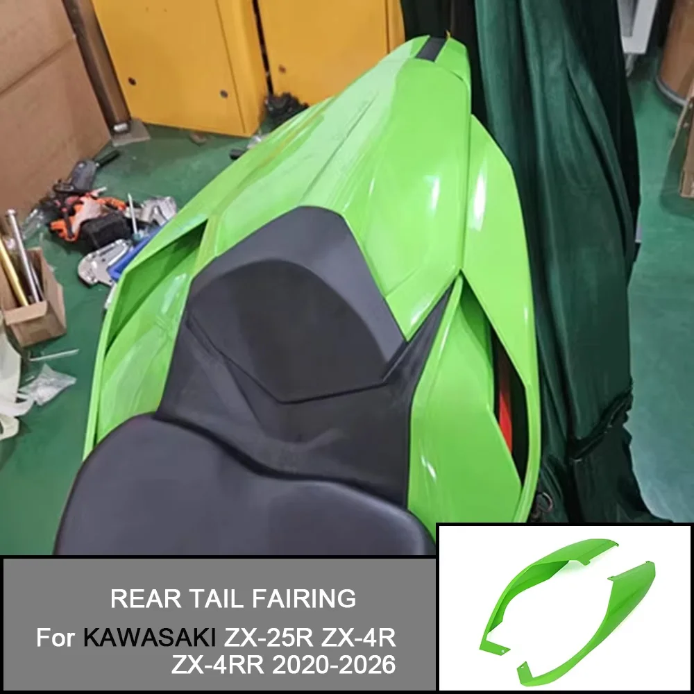 

For KAWASAKI ZX-25R ZX-4R ZX-4RR 2020-2026 ZX4R ZX4RR 25R Motorcycle Rear Tail Wing Rear Spoiler Aerodynamic Winglet Fairing Kit