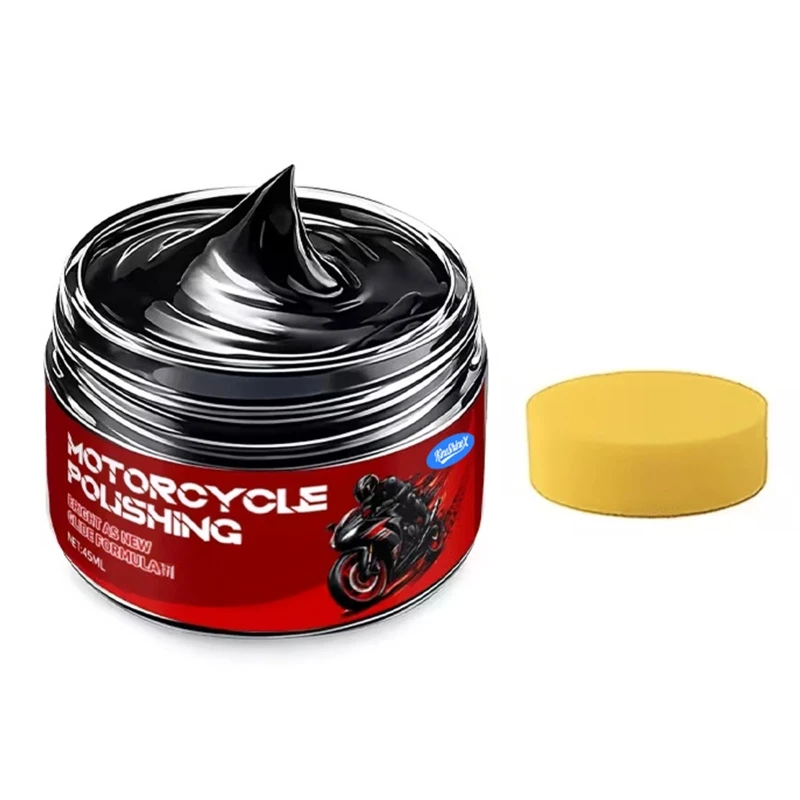 37JE Motorcycle Wax for Routine Garage Maintenance, Exterior Polishing for Painted and Plastic Panels with Easy Apply and