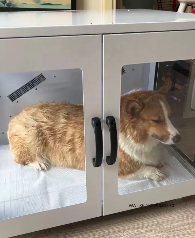 

Dryer Box for Large Sized Dogs With 4 Fans Smart Pet Hair Blowing Water Drying Box PetFit Low Noise Automatic Large Pet Hair